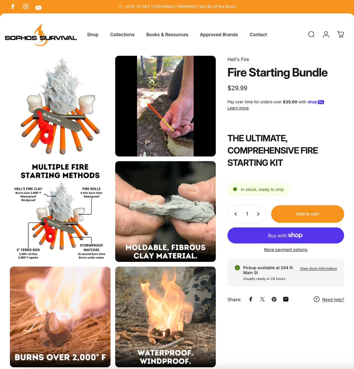 Sophos Survival Shopify Rebuild